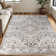 Aurora 100% Polyester Floral Medallion Indoor Area Rug or Runner
