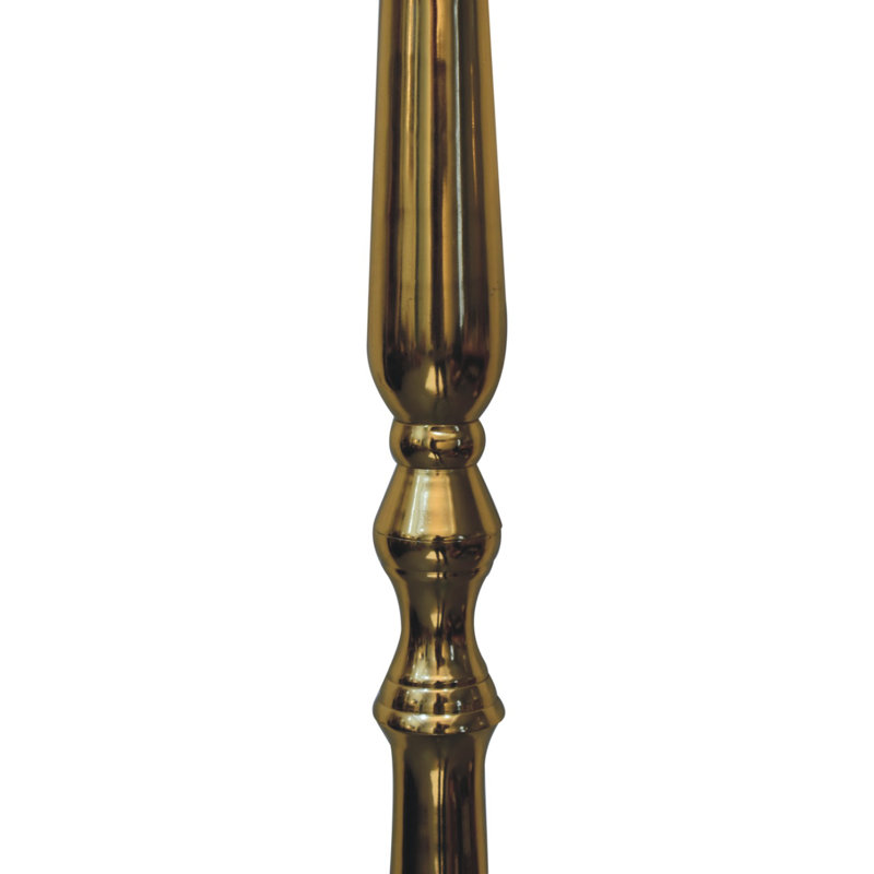 Brinkmann Freestanding 8 - Hook Coat Rack, Brass