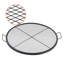 Grille ronde en acier allié pour foyer-91498255