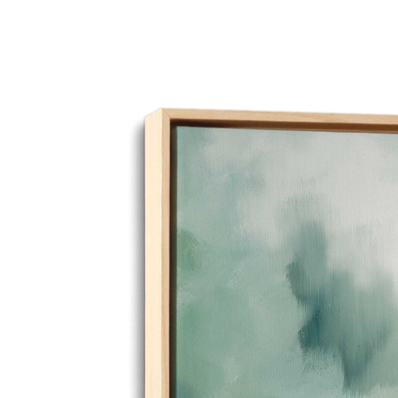 Riverbend Passage Canvas Print in a Frame, 16.75" H x 16.75" W, American Maple