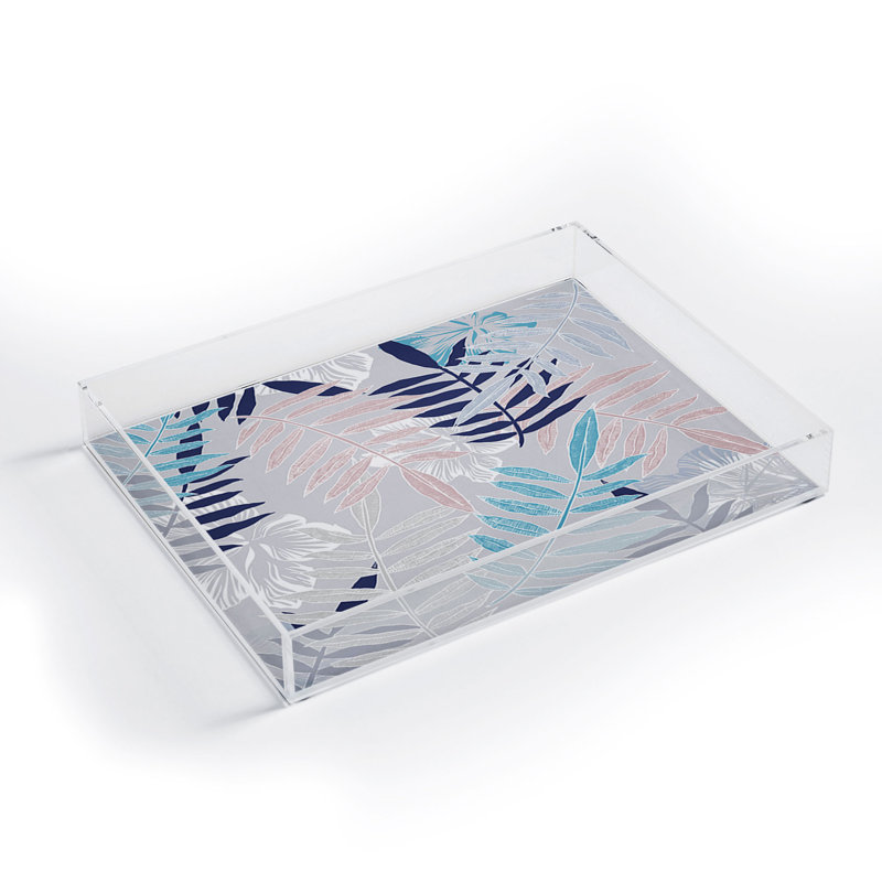 Plateau meuble-lavabo acrylique rosebud studio chaude days, H 2 po x l 8 po x P 6 po