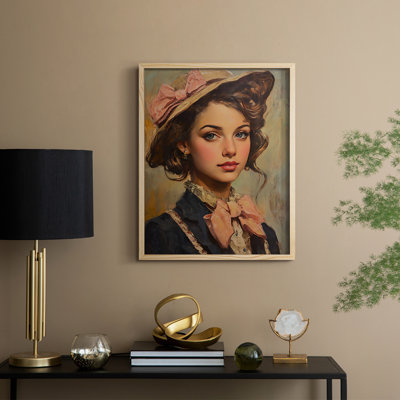 Reproduction encadrée WOMEN Series CLXV III - bois massif