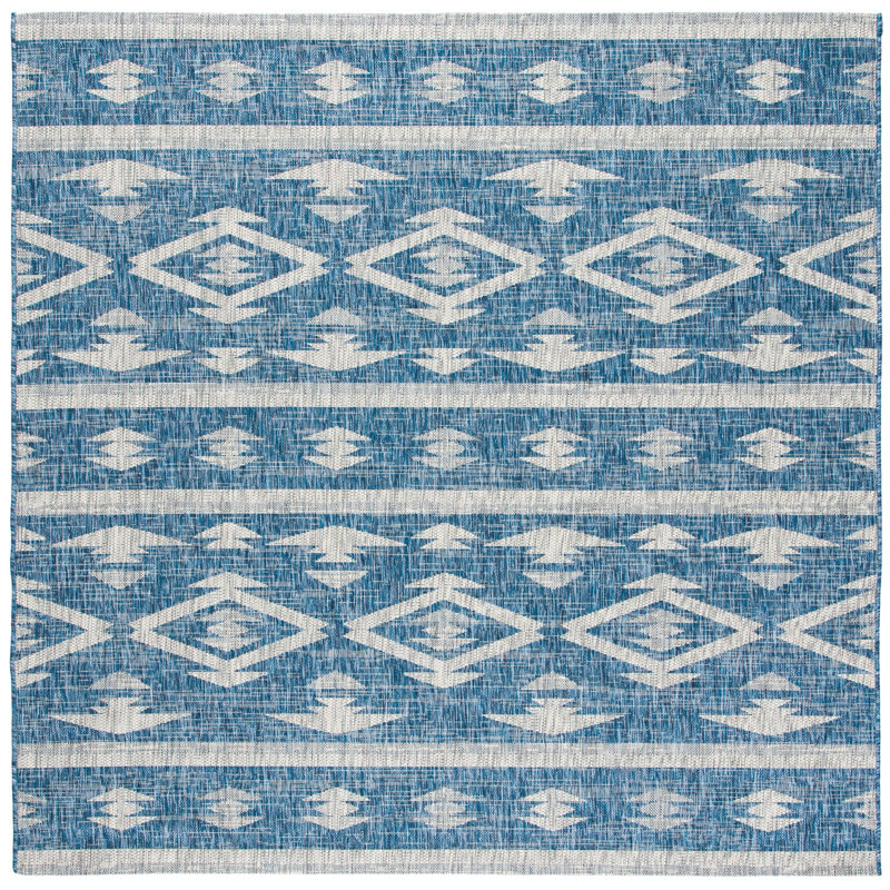Amarien Southwestern Indoor/Outdoor Area Rug, Square 6'7"
