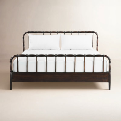Dorella Acacia Wood Platform Bed