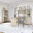 Khadesha Office Set with Hutch Bookcase-454325428