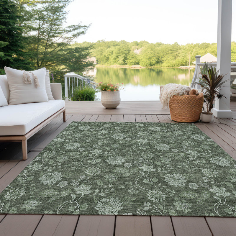 Tapis intérieur / extérieur Ayush, Rectangle 9 pi x 12 pi