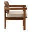 Alva Outdoor Occasional Chair Light Brown