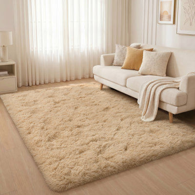Tapis uni uni moelleux moelleux pour salon chambre à coucher chambre d'enfant chambre d'enfant