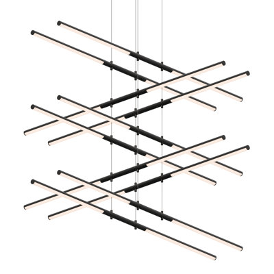 Lustre à niveaux unique et remarquable à DEL 20 lumières Tik-Tak®