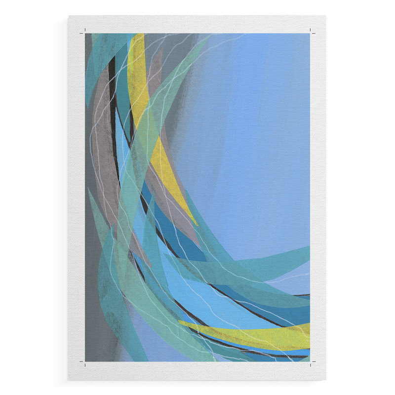 Circulation Flow I - Impression sur toile seulement - NON-CADRE
