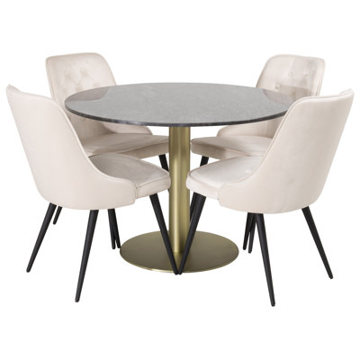 Dray 4 - Person Dining Set
