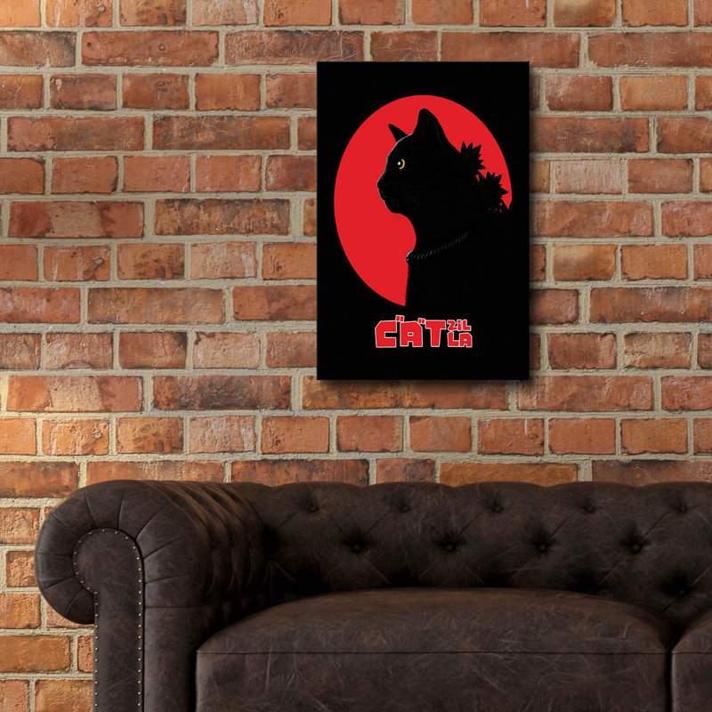" Catzilla " by Tummeow, 24" H x 16" W x 0.2" D