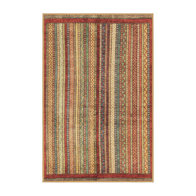 Tapis décoratif multicolore à motif abstrait