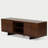 Trapeze TV Stand, Iron Legs – Walnut-1070189464
