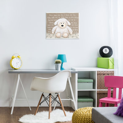 «Jesus Loves Me Little Lamb», plaque murale par Annie Lapoint