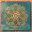 «Boho Medallion I» par Marla Rae, art mural en verre acrylique-1305030769