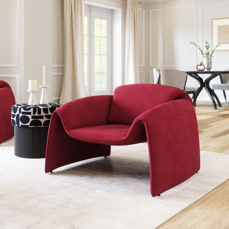 Chaise d'appoint Horten - rouge