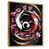 Toile avec cadre flottant or