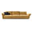 120.08" Yellow Polyester Modular Sofa cushion couch