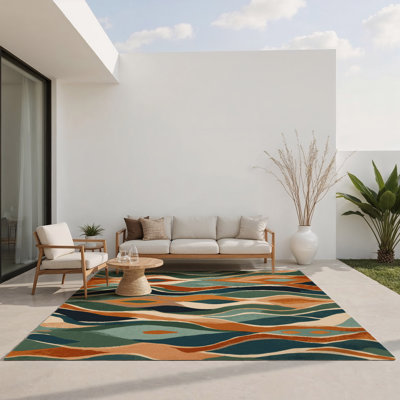 Meadow Illusion Indoor And Outdoor Area Rug