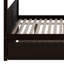 Lit superposé double au-dessus de double en bois massif avec surdimensionné simple, cadre de lit superposé plus stable et épais-1797432680