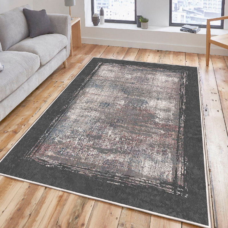 Tapis en coton de haute qualité de 31,5 po x 19,7 po | 100% coton, 1 200 g / m² | Hauteur des poils: 0,4 po, dessous en PVC antidérapant | Antibactérien, lavable à la machine | Design élégant blanc, gris et vison pour la décoration intérieure