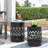 Moraima Round Metal Top Outdoor Side Table -70318033
