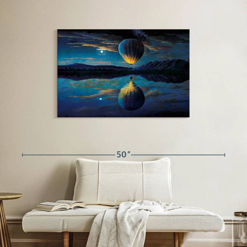 Moonlit Hot Air Balloon