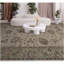 Tapis beige et vert clair de haute qualité noué à la main Ziegler