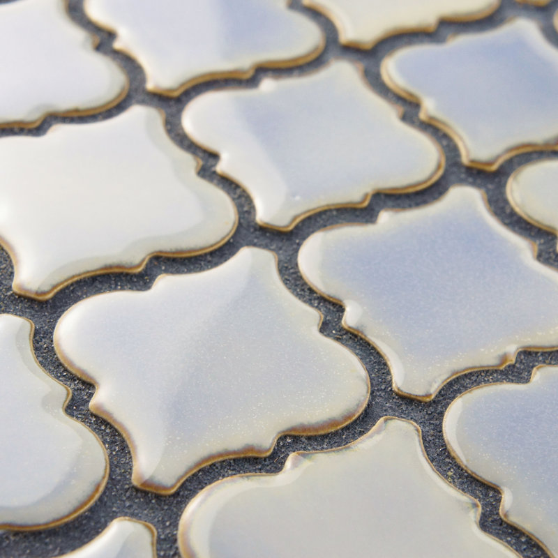 Hudson Tangier 2" x 2" Porcelain Grid Mosaic Wall & Floor Tile, Frost Blue