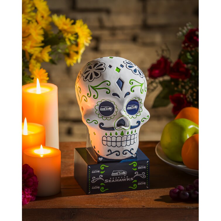 Chicago Cubs Sugar Skull Statue