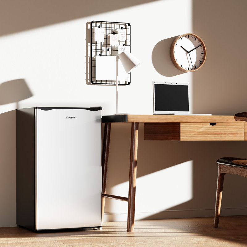 Réfrigérateur compact avec congélateur, petit réfrigérateur, réfrigérateur compact écoénergétique et compact de 3,2 pi³ pour salle de dortoir, appartement, bureau, argent