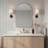 Widespread Waterfall 2-Handle Bathroom Sink Faucet with Drain Assembly-126537150