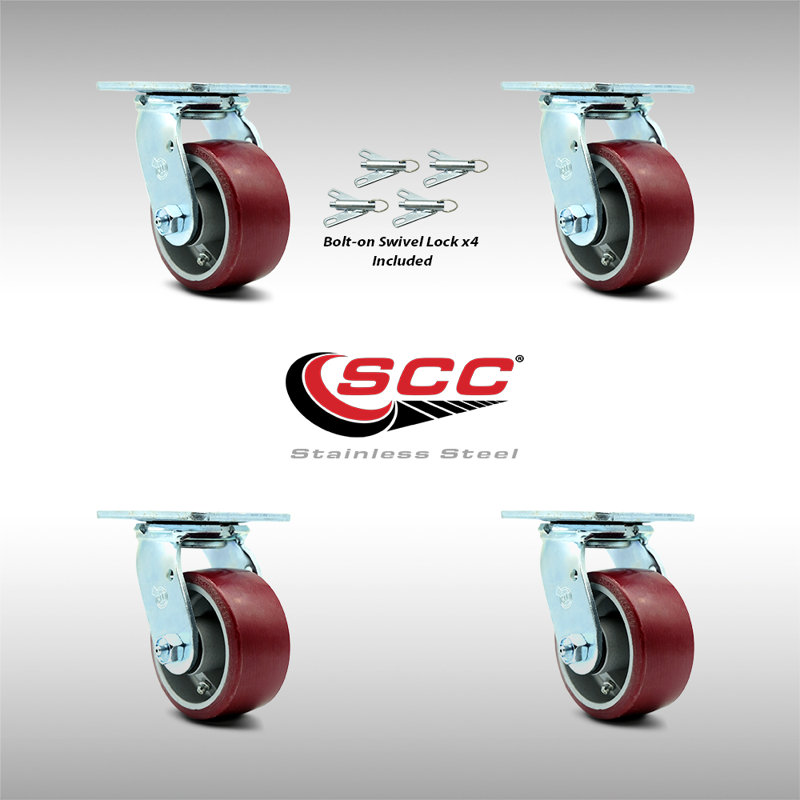 Poly sur roulettes en aluminium