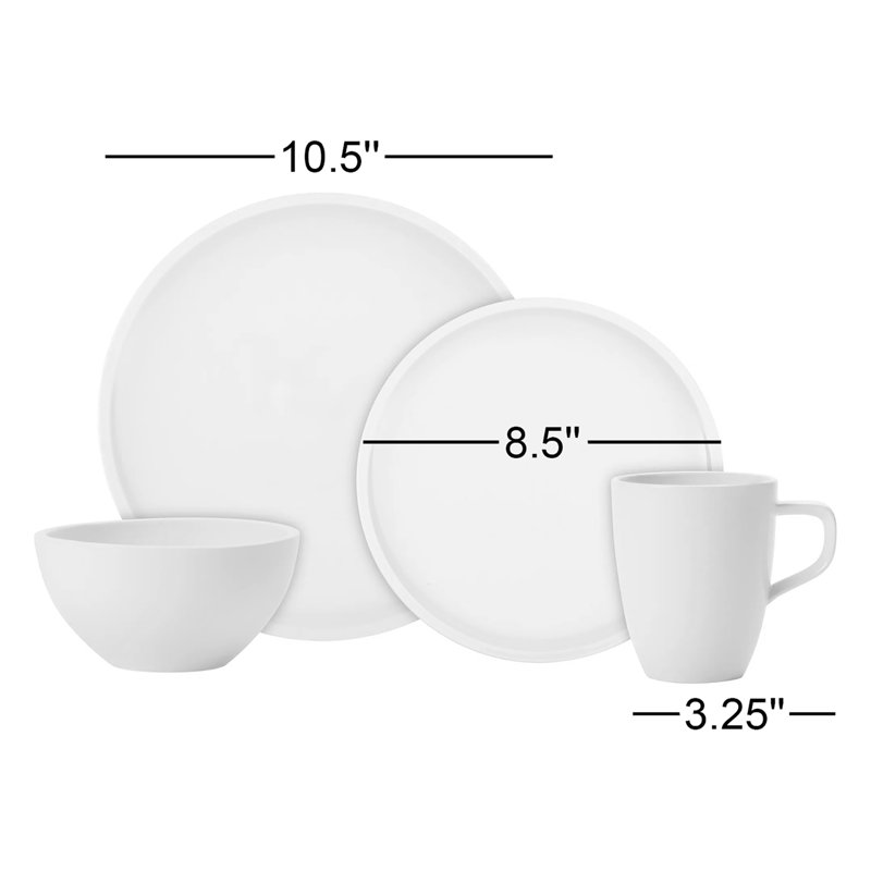 Villeroy & Boch Artesano Original 4 Piece Place Setting Set, Service for 1