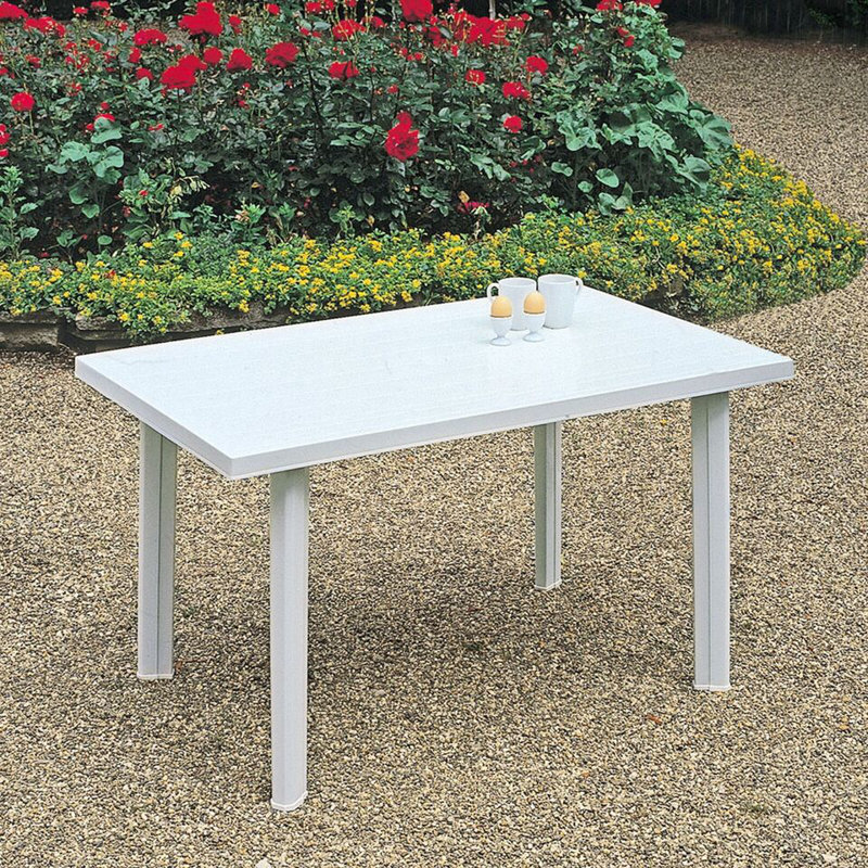 Aliaksey Rectangular Outdoor Coffee Table With Umbrella Hole , 72cm cm W 76cm cm D