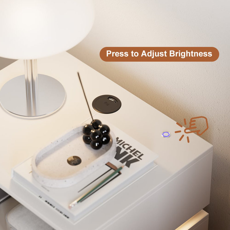 HOT Ikea Table Lamp Wireless Charging Desk Lamp Wireless