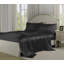 Ensemble de draps 4 pièces en satin doux et soyeux-51362294-51362288