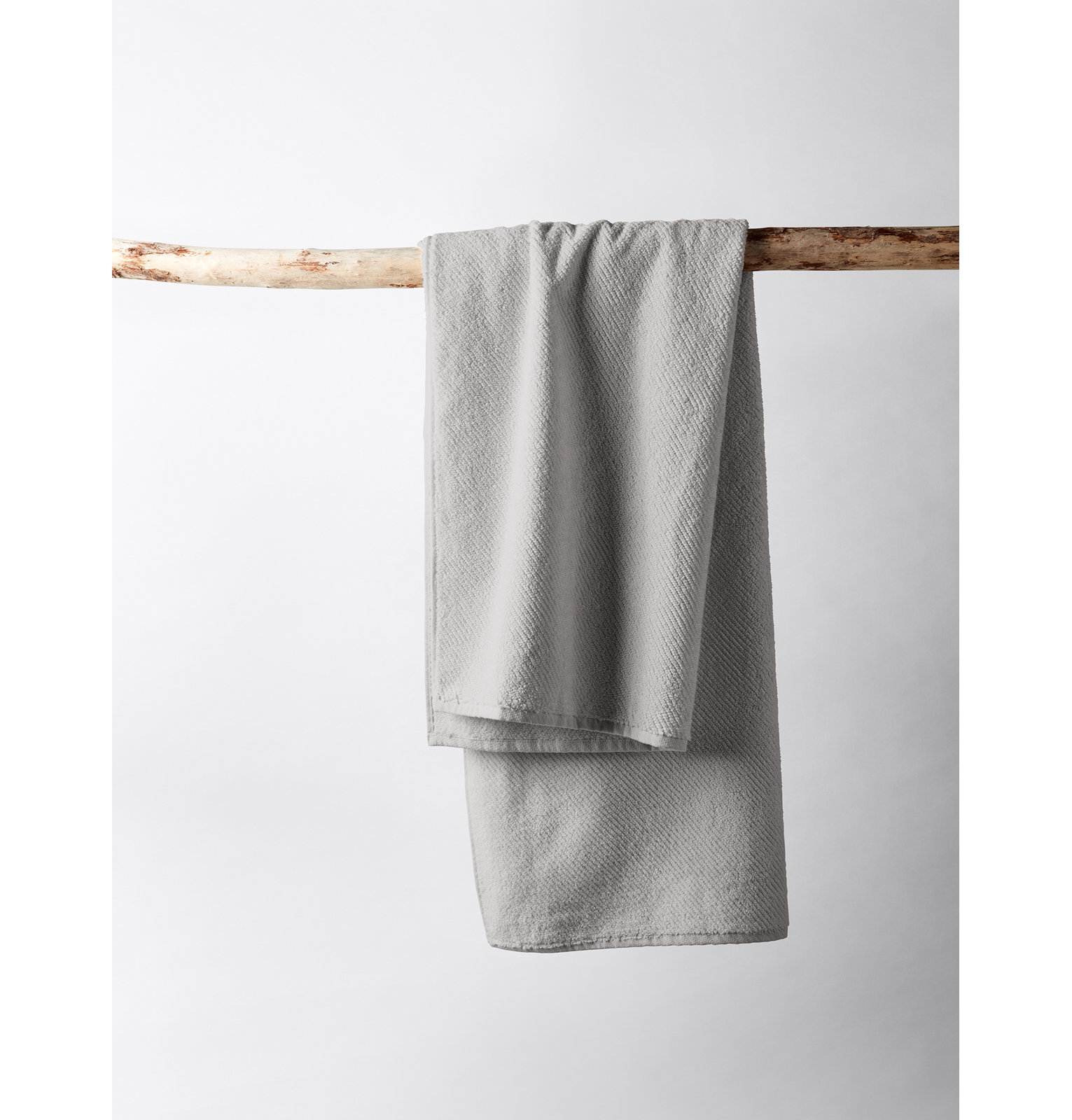 Air Weight Organic Cotton Towel Set, Fog