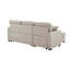Canapé-lit modulaire moderne en L escamotable avec méridienne de rangement-324356533-312003042