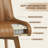 26" Extra-Wide 360° Swivel Bar Stool With Pocket Spring Seat & Solid Wood Base-2111622679