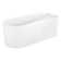 Dellway 66" Free Standing Acrylic Soaking Tub with Right Drain, Drain Assembly, and Overflow