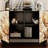 Vintage Solid Wood Entryway Storage Cabinet
