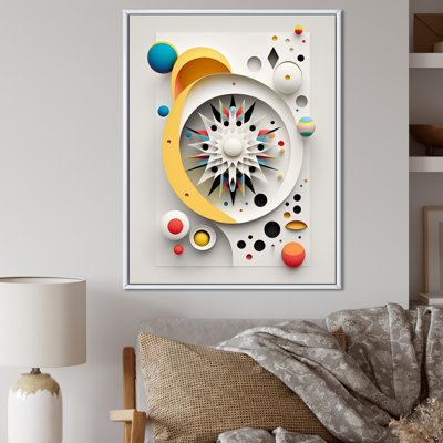Rebirth Retro Geometry Of Awakening I - Modern Geometric Wall Art Prints