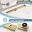 Linear Shower Drain,304 Stainless Steel Rectangle Shower Floor Drain Adjustable,With Hair Catcher, Adjustable Feet