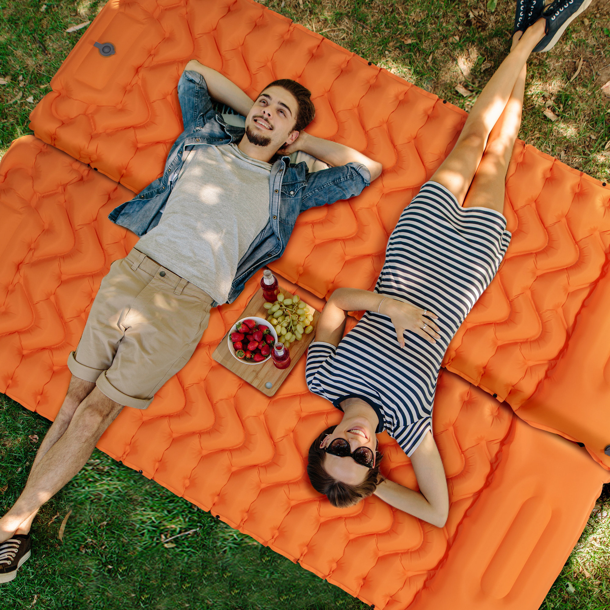 AKSOUL Portable Extra Thick Durable Camping Cot Pads Mattress Wayfair