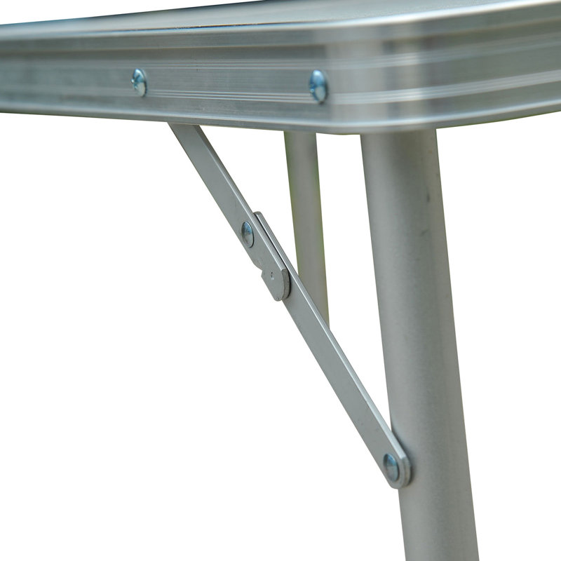 Table de camping pliante légère portative de 47 po - Hauteur réglable, pour le garage, le pique-nique, les aires de travail intérieures