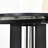 Kitchen Oval Dining Table, 59X43 Inch Expandable, Removable Leaf, Black Trestle X Base, Fine Craftsmanship, Seats 6 Quality,