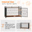 Meuble de 42 po en bois pour cage de chien avec pieds réglables-951106180