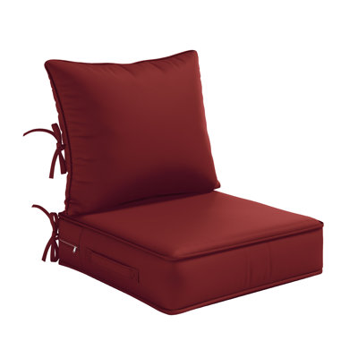 Ensemble de coussins d'extérieur à assise profonde et coussins de chaise de patio résistants à l'eau et à la décoloration